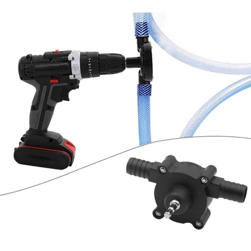 Насос на дрель для перекачки дизельного топлива, воды Rewolt SL015