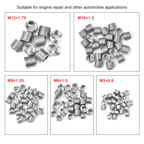 Набір для відновлення різьблення M5-М12 131 ін. REWOLT T1137