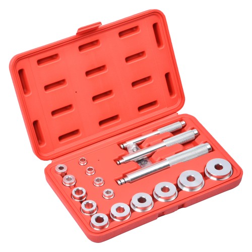 Набір оправок для запресування підшипників сальникових 17 пр. REWOLT T2039