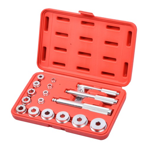 Набір оправок для запресування підшипників сальникових 17 пр. REWOLT T2039