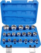Набір головок SPLINE 8-32мм, 1/2, 19од. REWOLT T1348 Набір головок SPLINE 8-32мм, 1/2, 19од. REWOLT T1348