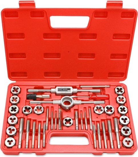 Набор метчиков и плашек метрический 40 пр. REWOLT T1136