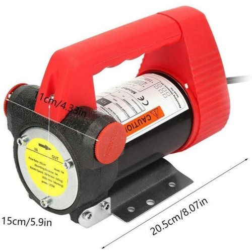 Помповий насос REWOLT для перекачування дизеля 12в 50л/хв RE SL001-12V Помповий насос REWOLT для перекачування дизеля 12в 50л/хв RE SL001-12V